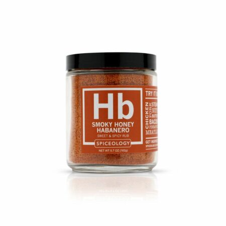 Spiceology Smoky Honey Habanero Sweet Spicy Rub Glass Jar